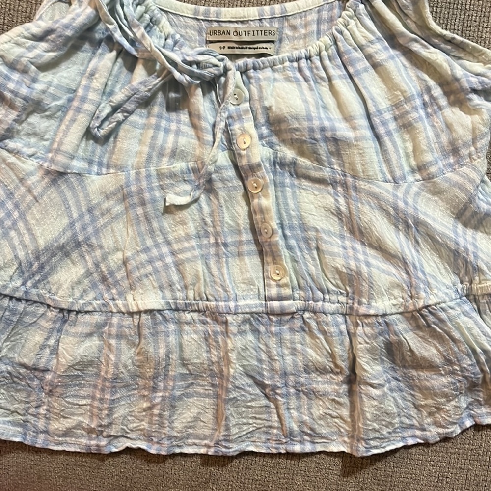 Urban Outfitters Plaid Crop Top - Picture 5 of 6